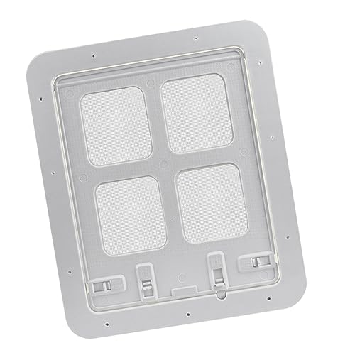 SEWOART Fliegengittertür für Haustiere Außen Pfote Türklingel Kätzchen Tür Stopper pet Door katzenklappen Magnetische Haustiertür fligengittertüre Klappe Haustiertür kleine Tiertür Weiß von SEWOART