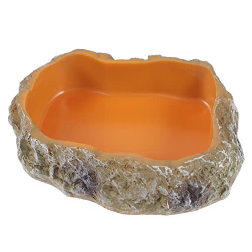 SEWOART Reptile Feeder Schüssel Aus Resin Terrarium Futter Und Wasserschale Für Schildkröten Geckos Und Andere Kleine Tiere Langlebig rutschfest Und Pflegeleicht Xs SEWOART Reptile Feeder Schüssel Aus Resin Terrarium Futter Und Wasserschale Für Schildkröten Geckos Und Andere Kleine Tiere Langlebig rutschfest Und Pflegeleicht Xs von SEWOART