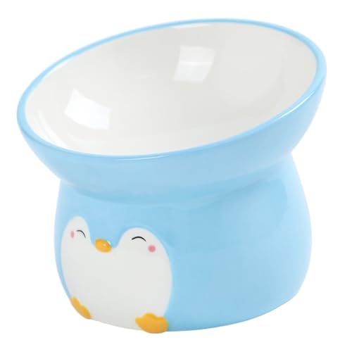 SEWOART Futternapf für Haustiere rostfrei Katzennapf Futternäpfe für Katzen Schüsseln Fütterung tierfutterbehälter pet Water Bowl langlebige Katzenschale Wasserfester Futternapf Keramik von SEWOART