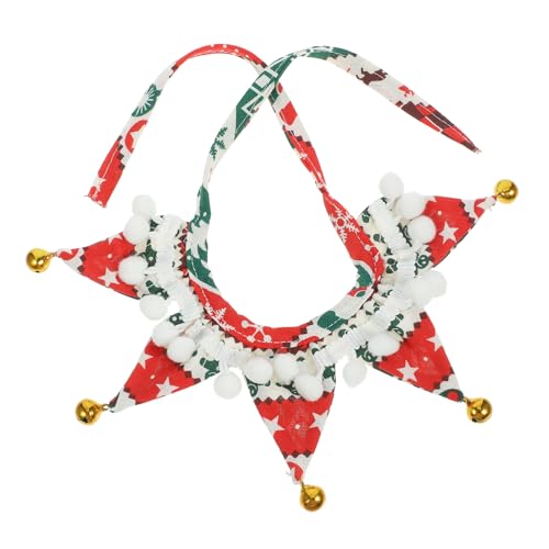SEWOART Weihnachtsglockenhalsband für Hunde modisches Haustier-Zubehör Größe L Material sicher und bequem von SEWOART