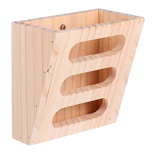 SEWOART Grasständer Aus Holz Für Kaninchen Essen Kaninchenfutter Kaninchenspielzeug Kaninchen Heu Meerschweinchen Heu Futterstelle Für Kaninchen Feeder Für Kaninchen Futterkrippe Hölzern von SEWOART