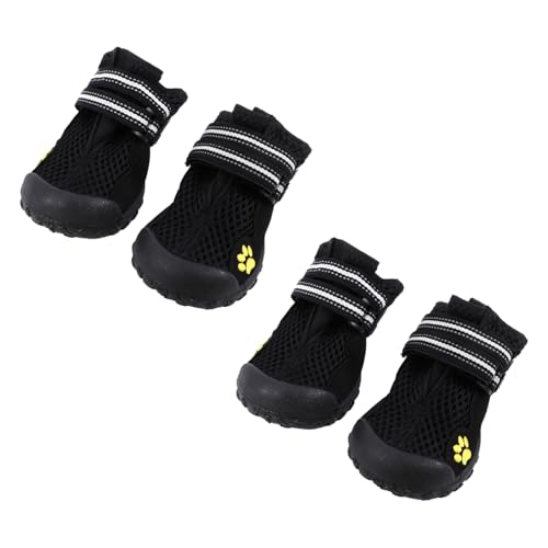 SEWOART Große Hundeschuhe Outdoor Mesh Stoff rutschfest Robuste Pfotenschutz Schuhe Für Große Hunde Zum Wandern Und Sport von SEWOART