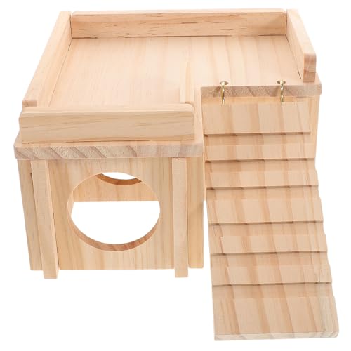 SEWOART Großes Holz Reptilienversteck mit Kletterrampe und Sonnenplattform Natürliches Bartagamen Habitat Langlebige Eidechsen Höhle für Terrarium Dekoration und Sichere SEWOART Großes Holz Reptilienversteck mit Kletterrampe und Sonnenplattform Natürliches Bartagamen Habitat Langlebige Eidechsen Höhle für Terrarium Dekoration und Sichere von SEWOART