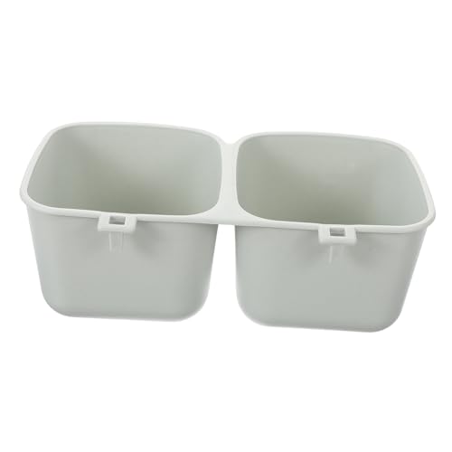 SEWOART Hängende Für Haustiere Wasserdichter Futternapf Für Katzen Und Hunde Platzsparend Und Vielseitig Einsetzbar Für Käfige Und Transportboxen Doppeltes Schalen-Design von SEWOART