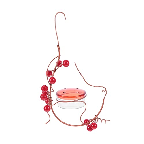 SEWOART Hängender Gartenvogel Futterspender Für Wildvögel Exquisite Futterstation Mit Trinkbehälter Für Vogelfutter Und Wasser Konstruktion Und Ansprechendes Design SEWOART Hängender Gartenvogel Futterspender Für Wildvögel Exquisite Futterstation Mit Trinkbehälter Für Vogelfutter Und Wasser Konstruktion Und Ansprechendes Design von SEWOART