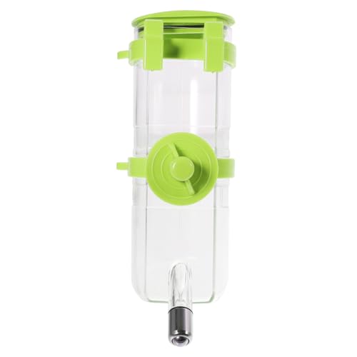 SEWOART Hängender Wasserspender Für Hunde Und Katzen 500ML Wassermenge Auslaufsicher Und rutschfest Ideal Für Käfige Und Unterwegs Grüne Haustier Trinkflasche SEWOART Hängender Wasserspender Für Hunde Und Katzen 500ML Wassermenge Auslaufsicher Und rutschfest Ideal Für Käfige Und Unterwegs Grüne Haustier Trinkflasche von SEWOART