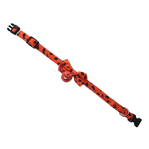 SEWOART Katzenhalsband Mit Fliege Für Haustier Halloween Kostüm Hundehalsband Bunt Dekorativ Kätzchenhalsband SEWOART Katzenhalsband Mit Fliege Für Haustier Halloween Kostüm Hundehalsband Bunt Dekorativ Kätzchenhalsband von SEWOART