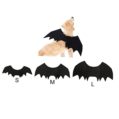SEWOART Welpenkleidung Flügel Für Haustier Lustiges Kostüm Für Haustier Hundemäntel Haustier Tuch Haustier-Halloween-Fledermaus-Cosplay-kostüm Kätzchen-Fledermaus-kostüm Großer Hund von SEWOART