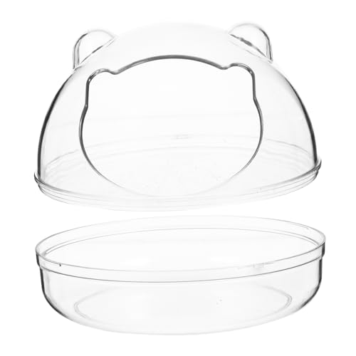 SEWOART Hamster Badewanne aus Hochwertigem Transparentes Haustierbad für Hamster und Kleine Langlebiger Sandbadbehälter Kompakt für Einsatz SEWOART Hamster Badewanne aus Hochwertigem Transparentes Haustierbad für Hamster und Kleine Langlebiger Sandbadbehälter Kompakt für Einsatz von SEWOART