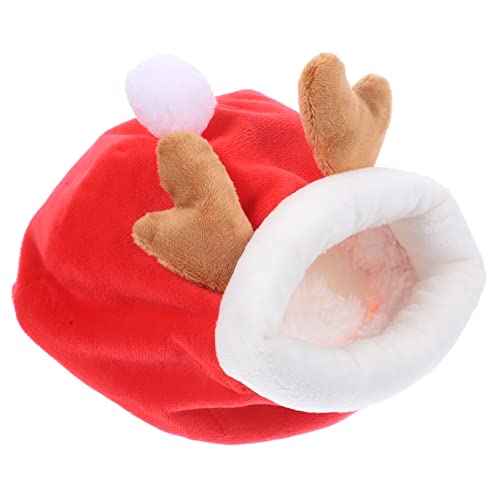 SEWOART Spielzeughamster Hamster Baumwollnest Weihnachten Haustier Spielzeug Hase Nest für Haustier Meerschweinchen-Hängematte Meerschweinchen Zeug Baumwolle Zubehör kleines Ruhebett von SEWOART