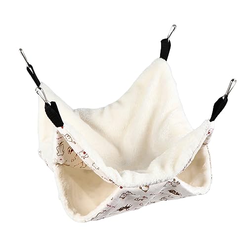 SEWOART Luxuriöses Schlafbett Für Haustiere Doppellagig Weich Und Warm Für Hamster Kätzchen Und Kleintiere SEWOART Luxuriöses Schlafbett Für Haustiere Doppellagig Weich Und Warm Für Hamster Kätzchen Und Kleintiere von SEWOART
