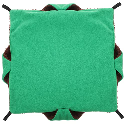 SEWOART Hängende Hamster-hängematte Weiches Meerschweinchenbett Atmungsaktives Material Haustier-eichhörnchennest Große Größe Multifunktional SEWOART Hängende Hamster-hängematte Weiches Meerschweinchenbett Atmungsaktives Material Haustier-eichhörnchennest Große Größe Multifunktional von SEWOART