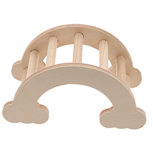 SEWOART Hamster-Kletterleiter Nagetier Käfige für Meerschweinchen Haustiere Leitern für Hamsterkäfige Hamster hamsterspielzeug Rattenleitern Leiterspielzeug aus Holz hölzern von SEWOART