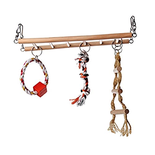SEWOART Hamster Spielzeug Papagei Klettern Brücke Holzschaukel Leiter Für Kleintiere Training Gleichgewicht Koordination SEWOART Hamster Spielzeug Papagei Klettern Brücke Holzschaukel Leiter Für Kleintiere Training Gleichgewicht Koordination von SEWOART