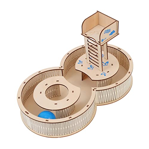 SEWOART Hamster Labyrinth Hamster brücke Hamster Spielplatz Hamsterkurs nager Aktivitätsspielzeug Hamster-Laufstall-Flucht Haustierspielzeug natürliches Hamsterspielzeug hölzern von SEWOART