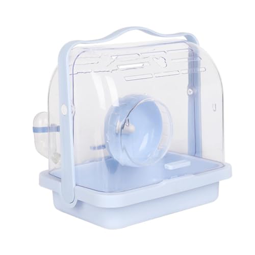 SEWOART Hamster Mit Käfig Träger Fall Hamsterkäfig Nagetier Klein Käfig Im Freien Kiste Reisen Tragen Mini Haustier Hamsterhäuser Hamster Tragetasche Käfig Blue Plastik SEWOART Hamster Mit Käfig Träger Fall Hamsterkäfig Nagetier Klein Käfig Im Freien Kiste Reisen Tragen Mini Haustier Hamsterhäuser Hamster Tragetasche Käfig Blue Plastik von SEWOART