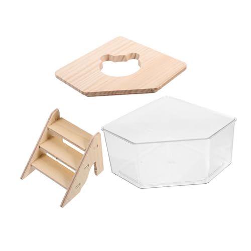 SEWOART Hamsterspielzeug Hamster Sandbad Set Transparente Sanddusche Für Kleine Haustiere 2 Teiliges Sandbad Mit Rampe Ideales Sandbad Für Zwerghamster Und Chinchillas Hygienisch Und Leicht Zu SEWOART Hamsterspielzeug Hamster Sandbad Set Transparente Sanddusche Für Kleine Haustiere 2 Teiliges Sandbad Mit Rampe Ideales Sandbad Für Zwerghamster Und Chinchillas Hygienisch Und Leicht Zu von SEWOART