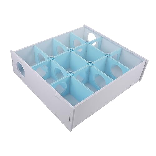 SEWOART Hamster-Tunnel-Labyrinth Groß Kleine Tierröhre Haustier Hamsterkäfigrohre Gerade Hamsterrohr Für Käfig Critter Röhren Nagetier Hamster-Labyrinth Hölzern Blue von SEWOART