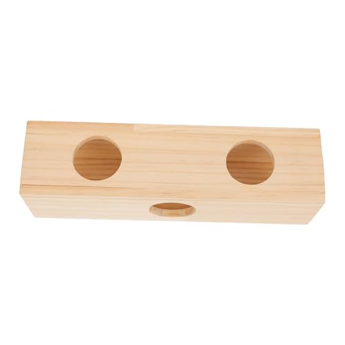 SEWOART Hamster Tunnel Versteck Übung Klein Haustiere Labyrinth Nahrungssuche Hamstertunnel Winzig Hamsterdekorationen Für Den Käfig Nagetier Röhren Hamsterspielplatz Hölzern von SEWOART