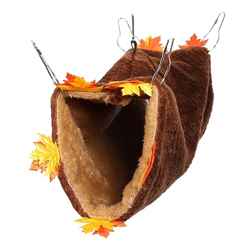 SEWOART Hamster-Tunnelnest Hamster hamsterspielzeug Hamsternest Warmer Haustiertunnel Bequemer Haustiertunnel entzückende Hamsterhängematte Haustier Flanell Light Brown SEWOART Hamster-Tunnelnest Hamster hamsterspielzeug Hamsternest Warmer Haustiertunnel Bequemer Haustiertunnel entzückende Hamsterhängematte Haustier Flanell Light Brown von SEWOART