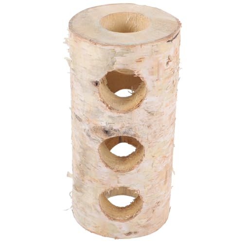SEWOART Hamsterversteck Aus Holz Baumstammtunnel Zum Kauen Versteckhöhle Für Haustiere SEWOART Hamsterversteck Aus Holz Baumstammtunnel Zum Kauen Versteckhöhle Für Haustiere von SEWOART