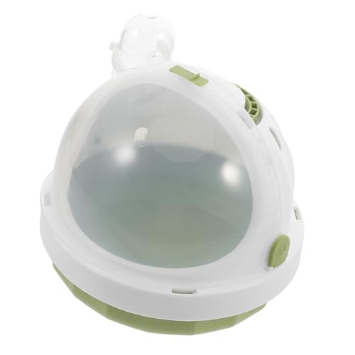SEWOART Hamster aus Käfig Träger klein für drinnen Käfige Hamster käfig Hamster cage Hamster Tragetasche Hamster Transportkäfig Hamsterkäfig Chinchillakäfig aus Kunststoff Plastik Green von SEWOART