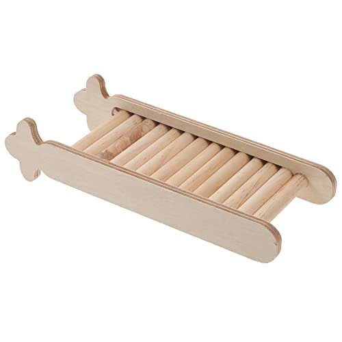 SEWOART Hamster-kletterleiter Hamster Kletterleiter Ausbildung Kletterndes Haustier Hamsterspielzeug Chinchilla-Leiter Für Käfigdekor Drinnen Mini Haustiere Klein Hölzern von SEWOART