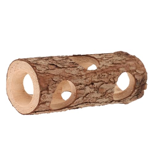 SEWOART Hamsterröhrentunnel Naturholz Kauspielzeug Tunnel Versteck Hamster Hohler Baumstamm Spielzeug Für Kleintiere Hamsterkäfig Hamsterbedarf SEWOART Hamsterröhrentunnel Naturholz Kauspielzeug Tunnel Versteck Hamster Hohler Baumstamm Spielzeug Für Kleintiere Hamsterkäfig Hamsterbedarf von SEWOART
