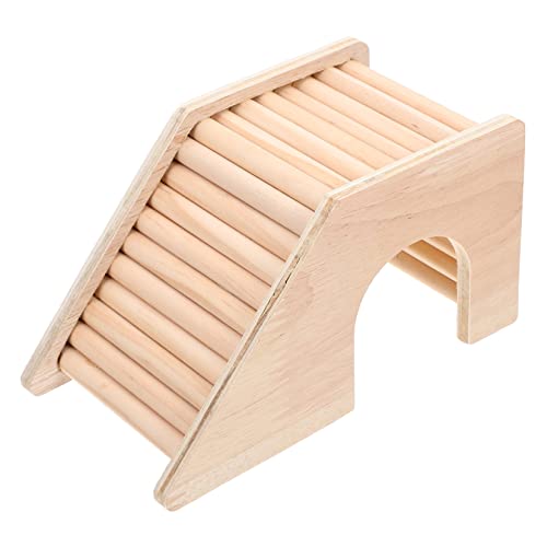 SEWOART Holz Hamsterhaus Für Kleine Haustiere Robust Und Sicher Schlaf Und Spielplatz Für Hamster Leicht Zu Reinigen Und Langlebig von SEWOART