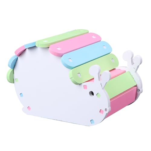 SEWOART Schneckenform PVC Hamsterhaus Bett Sicheres Versteck Spielzeug Für Hamster Haustier von SEWOART