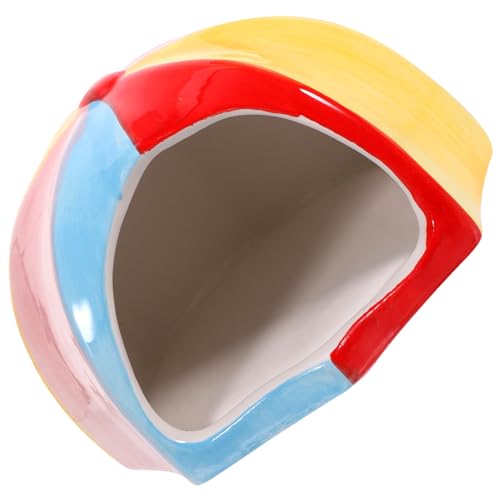 SEWOART Keramik Hamster Versteck Zwerghamster Bettwäsche Spielzeug Versteck Keramik Nest Kleintier Zubehör von SEWOART