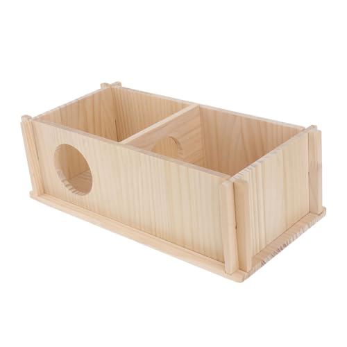 SEWOART Holzhaus Für Hamster Aus Naturholz Hölzerne Hamsterunterkunft Als Unterschlupf Und Spielplatz Für Kleintiere SEWOART Holzhaus Für Hamster Aus Naturholz Hölzerne Hamsterunterkunft Als Unterschlupf Und Spielplatz Für Kleintiere von SEWOART