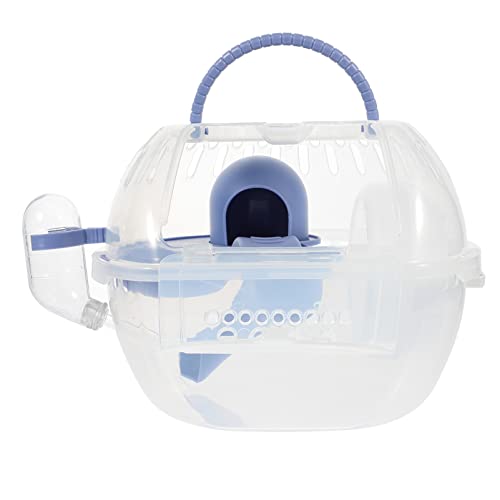 SEWOART Tragbarer Hamsterkäfig Kleintierkäfig Für Reisen Transportkäfig Mit Atmungsaktivem Material Für Hamster Meerschweinchen Und Kleintiere Mit Bequemem Griff von SEWOART