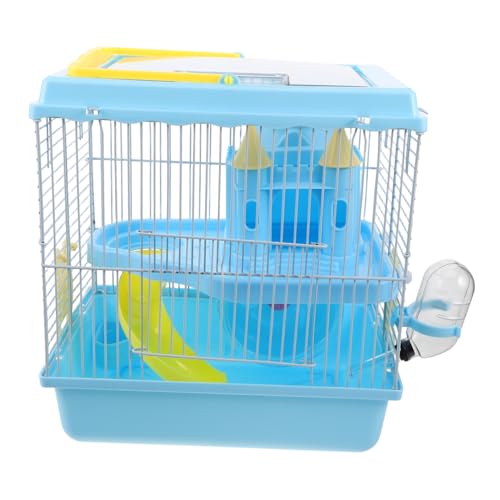 SEWOART Hamsterkäfig Schloss mit Etagen und Rutsche Integrierter Trinkflasche und Futterstation Laufrad für Kleine Nagetiere Geräumiges Hamstergehege für Bewegliche Kleintiere Wie Mäuse SEWOART Hamsterkäfig Schloss mit Etagen und Rutsche Integrierter Trinkflasche und Futterstation Laufrad für Kleine Nagetiere Geräumiges Hamstergehege für Bewegliche Kleintiere Wie Mäuse von SEWOART