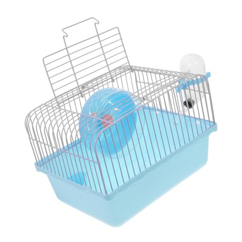 SEWOART Hamster Transportbox Für Reisen Tragbarer Käfig Für Kleine Haustiere Mit Wasserbehälter Und Zubehör Sicher Komfortabel Und Geräumig Für Hamster Chinchillas Und Andere Nager von SEWOART