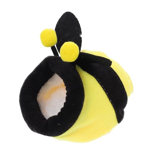SEWOART Hamsternest Hamsterhaus klein drinnen Hängematte warmes Bett Versteckbett für Haustiere hamsterbett nagerhaus Hamster Versteck Zuckergleiternest Hamster warmes Nest Flanell Yellow von SEWOART
