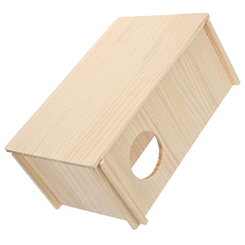 SEWOART Mäusehaus Aus Holz Vielseitiger Hamsterunterschlupf Spieltunnel Zubehör von SEWOART