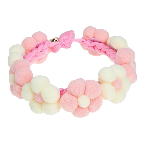 SEWOART Handgestricktes Haustierhalsband mit Blumenmuster Komfortables und Sicheres Hunde und Katzenhalsband Modisches Party Accessoire für Kleine und Mittelgroße Haustiere SEWOART Handgestricktes Haustierhalsband mit Blumenmuster Komfortables und Sicheres Hunde und Katzenhalsband Modisches Party Accessoire für Kleine und Mittelgroße Haustiere von SEWOART