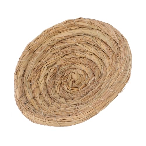SEWOART Handgewebtes Strohnest für Papageien Nymphensittiche und Kleintiere Hochwertiges Natürliches für Schlaf und Brutplatz für Hamster Meerschweinchen und Andere SEWOART Handgewebtes Strohnest für Papageien Nymphensittiche und Kleintiere Hochwertiges Natürliches für Schlaf und Brutplatz für Hamster Meerschweinchen und Andere von SEWOART