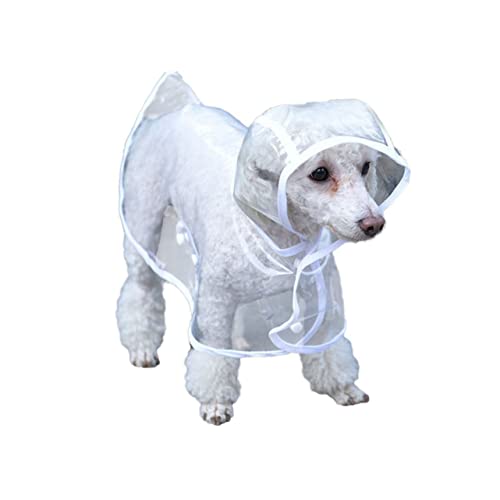 SEWOART Haustier Hund Regenmantel Regenjacke für Hunde Hoodie klarer Poncho Hunderegencape Hunde-Regencape wimperntusche Kleiner Hunderegenmantel Haustier Hund Poncho Weiß SEWOART Haustier Hund Regenmantel Regenjacke für Hunde Hoodie klarer Poncho Hunderegencape Hunde-Regencape wimperntusche Kleiner Hunderegenmantel Haustier Hund Poncho Weiß von SEWOART