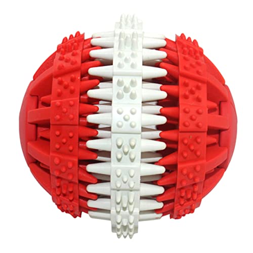 SEWOART Spielzeug Hund Ball Kaufen Kauspielzeug Für Hunde Aus Gummi Bissfest Backenzahnspielzeug Für Haustiere Größe L von SEWOART