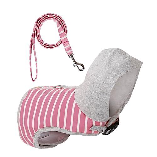 SEWOART Haustier-Pullover cat Harnesses katzenhalsband - gestreifte Muster der katzenkleidung Kätzchenleine Leine Brustgurt für Haustiere Reine Baumwolle Rosa SEWOART Haustier-Pullover cat Harnesses katzenhalsband - gestreifte Muster der katzenkleidung Kätzchenleine Leine Brustgurt für Haustiere Reine Baumwolle Rosa von SEWOART