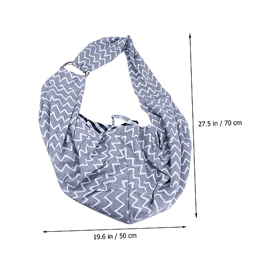 SEWOART Tragetasche Für Haustiere Tragbar Für Hunde Weiche Schultertasche Haustiertasche Robustes Polyester Für Reisen Und Wandern Wellenmuster Grau SEWOART Tragetasche Für Haustiere Tragbar Für Hunde Weiche Schultertasche Haustiertasche Robustes Polyester Für Reisen Und Wandern Wellenmuster Grau von SEWOART