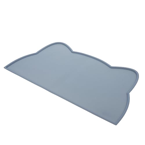 SEWOART Haustier Tischset katzenfutter unterlage katzenfutter Matte Bodenschutzmatte für Haustiere Katzenfutter-Matte Entzückendes Katzennapfpad hundefutter Kissen Kieselgel Navy von SEWOART