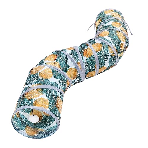 SEWOART Haustier-Tunnel Kätzchen -Tunnel Katzentunnel Für Tunnelkatze Ball Drinnen Katzenspielzeugtunnel Katzenspieltunnel Katzenzubehör Entzückendes Kätzchenspielzeug Polyester von SEWOART