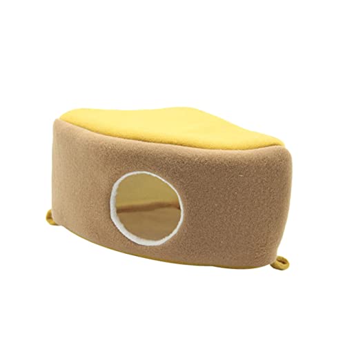 SEWOART Haustier hängendes Bett Kaninchen Heufütterung Bettwäsche Plüsch Meerschweinchen-Tunnel Hamster Schlafsack Meerschweinchen-Hängematte Meerschweinchen Nest Hängematte für Haustiere von SEWOART
