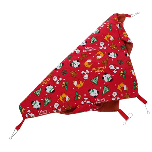 SEWOART Xmas Hamster Haus Gemütlicher Hamster Unterschlupf Chinchilla Hängematte Für Warme Winternächte Langlebig Bequem Für Kleine Haustiere von SEWOART
