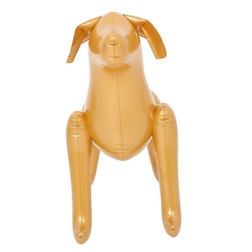 SEWOART Haustierbekleidungsmodell Hundekleidung Tier kostüm Haustiere Haustierkostüm-Ausstellungsmodell selbststehende Hunde der Hund Anzeige Modellständer Zähler aufblasbarer Hund PVC von SEWOART