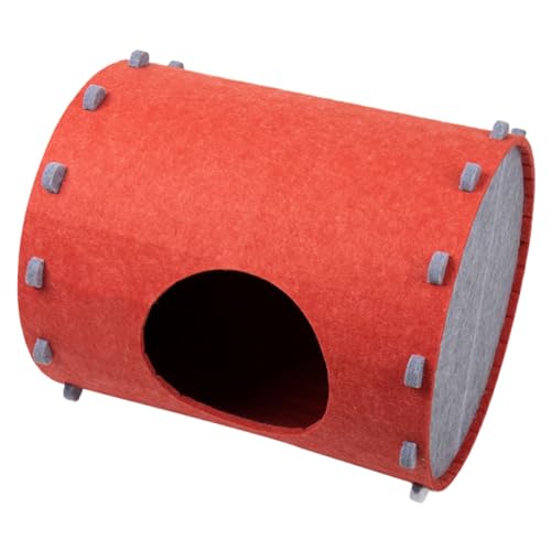 SEWOART Haustierbett Kätzchen-schlafsofa Katzennestbett Haustierspielhaus Süße Katze Kätzchen Ruhenest Katzenversteck Haustiernest Katzenfilzhaus Haushalt Katzenhaus Hundehütte Rot Gefühlt SEWOART Haustierbett Kätzchen-schlafsofa Katzennestbett Haustierspielhaus Süße Katze Kätzchen Ruhenest Katzenversteck Haustiernest Katzenfilzhaus Haushalt Katzenhaus Hundehütte Rot Gefühlt von SEWOART
