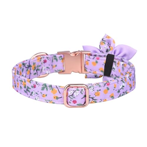 SEWOART Katzenhalsband Mit Blumendesign Dekoratives Haustierhalsband Atmungsaktiv Katzen Und Kätzchen Für Alltag Und Feste von SEWOART